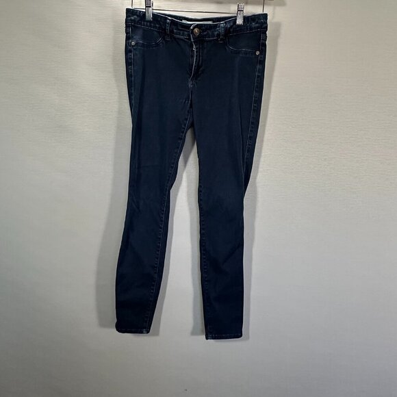 Abercrombie & Fitch Jeans Womens 29 The A& F Jegging Cotton Stretch Pockets Dark - Picture 1 of 11